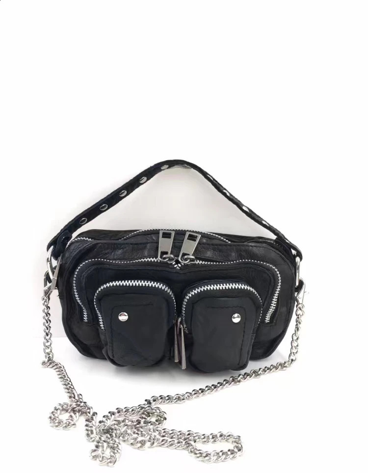 Leopard Prints Three Shoulder Strap Lower Arm Shoulder Bag Womens French Ten Font Phone Bag Latest 241105