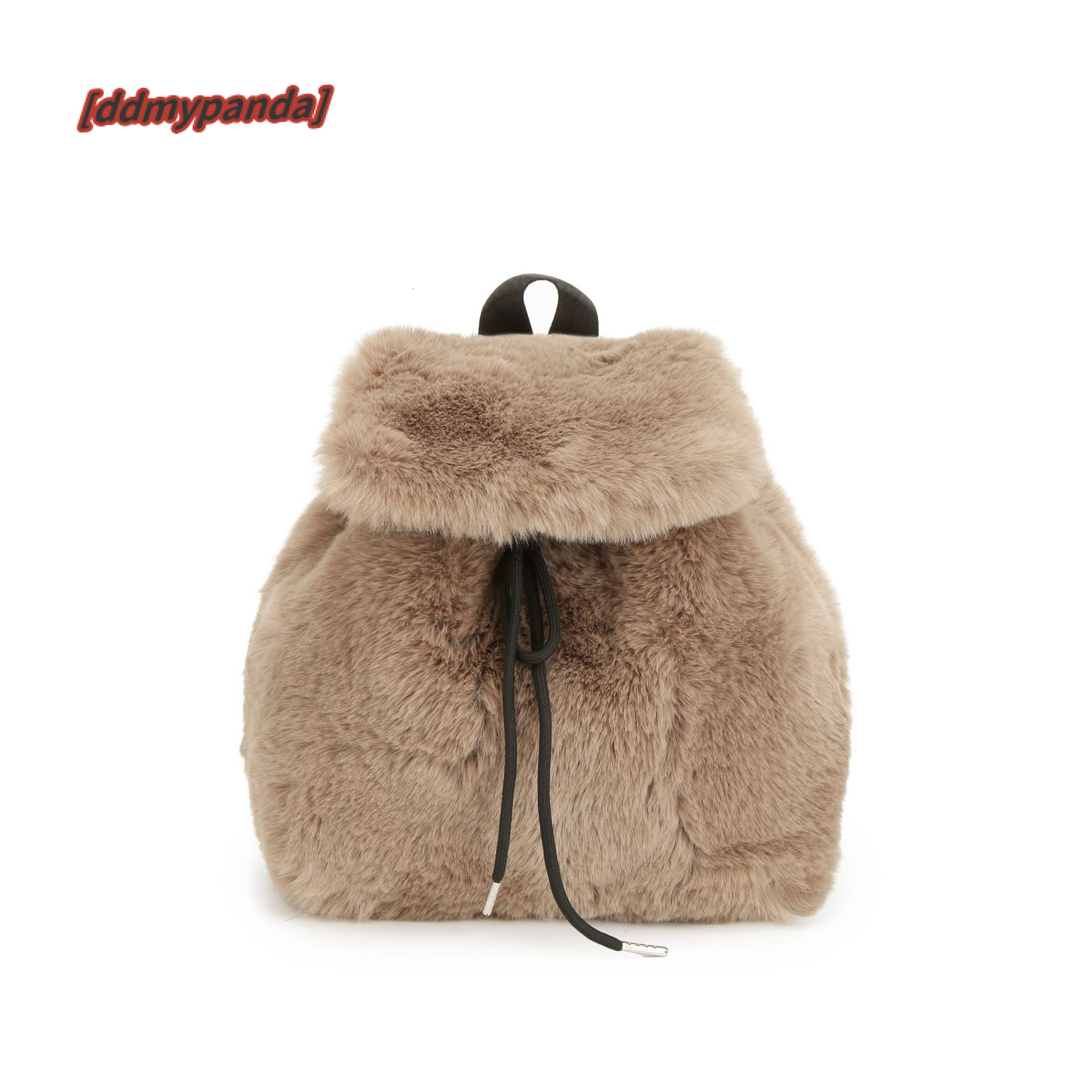 Autumn and winter fur bag new casual small women's versatile Korean version high-end fashion backpack #26 ddmypanda