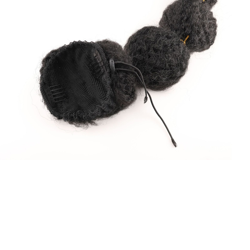 18 Inch Lantern Ponytail Rope Lantern Ponytail Caterpillar Bubble Ponytails Draw Rope Synthetic Hair