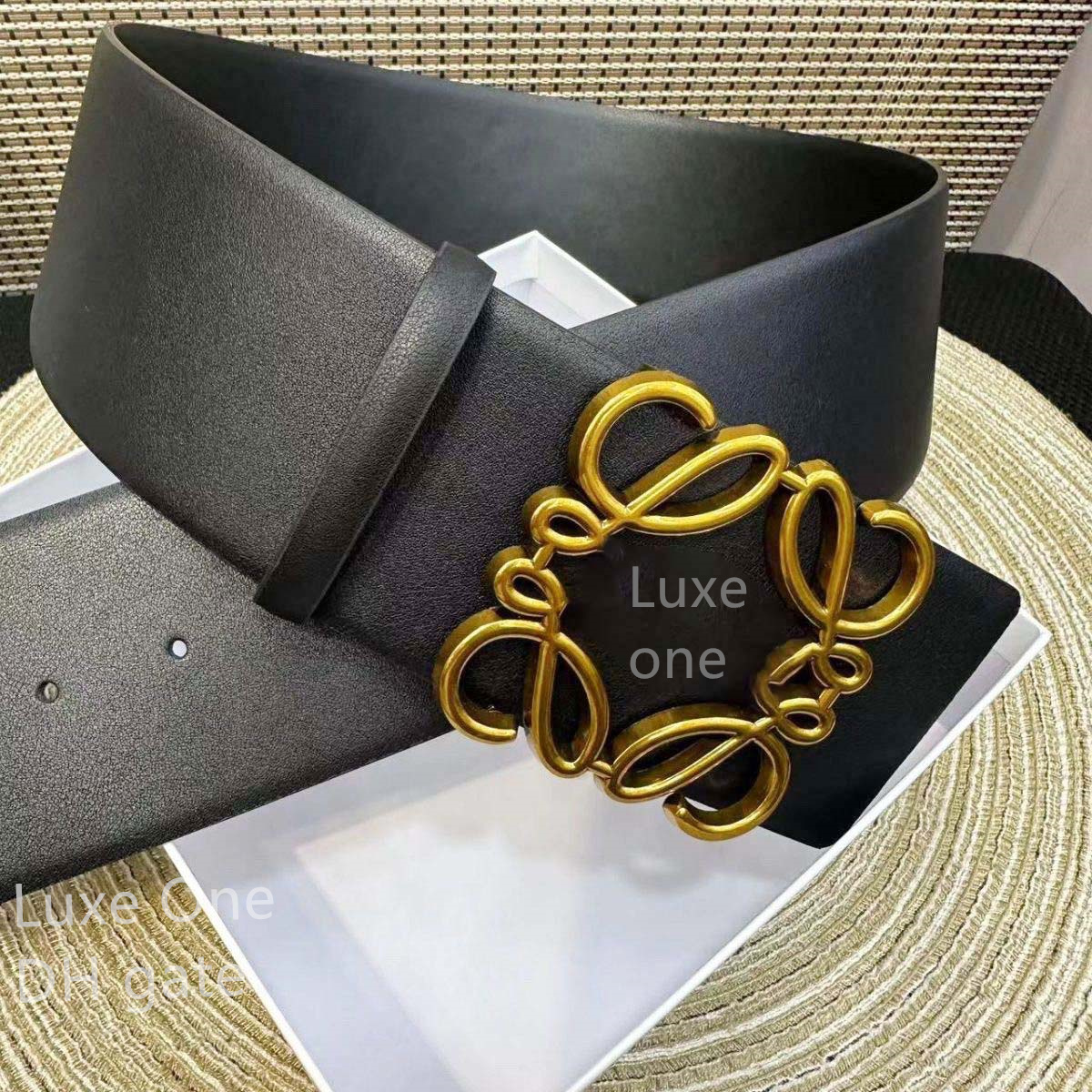 Belt Designer Belt Belts For Women Designer Genuine Leather Belts Wide Belt 7CM Fashion Brand Bel High Quality Belt All-Match Belts Decorative Belt Elegant Belts