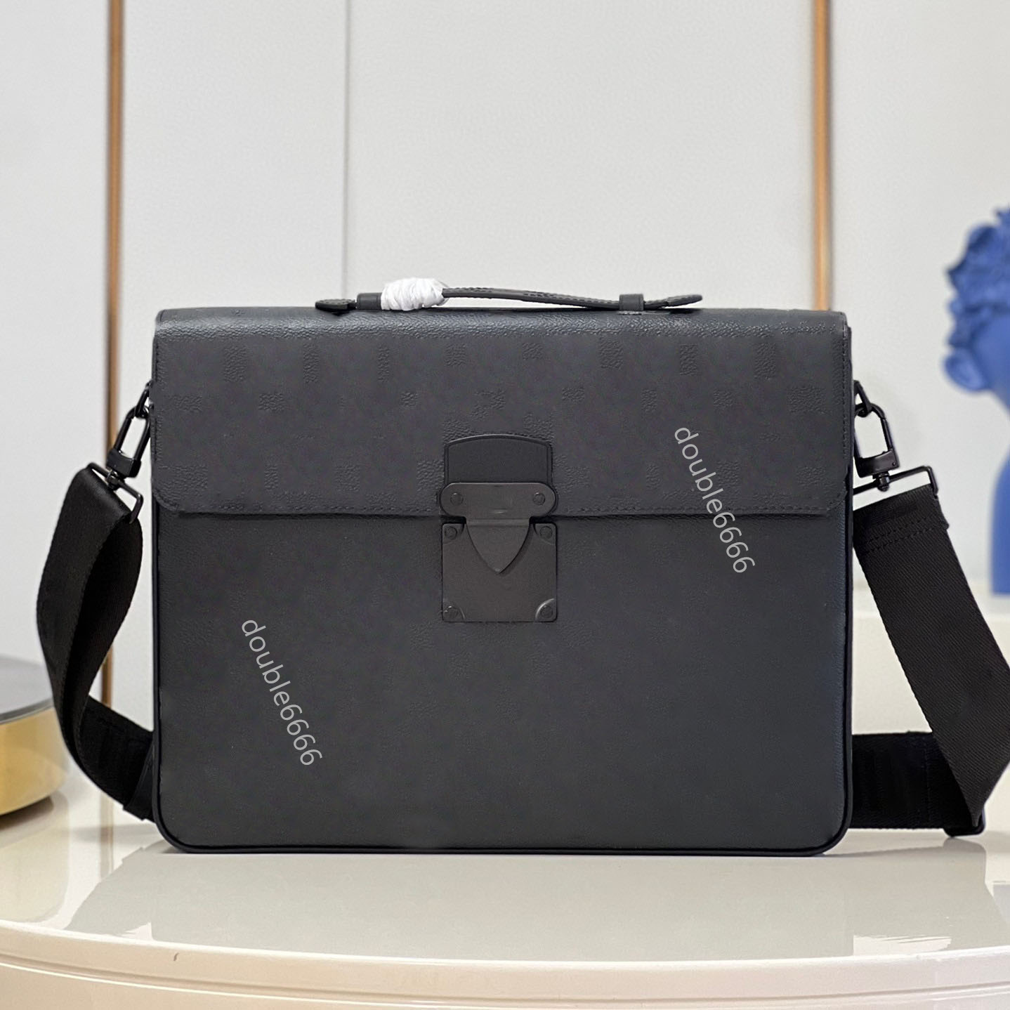 men Bags Designer Brand Totes Briefcases LOCK BRIEFCASE Briefcase Men Woman handbag Real Leather Shoulder