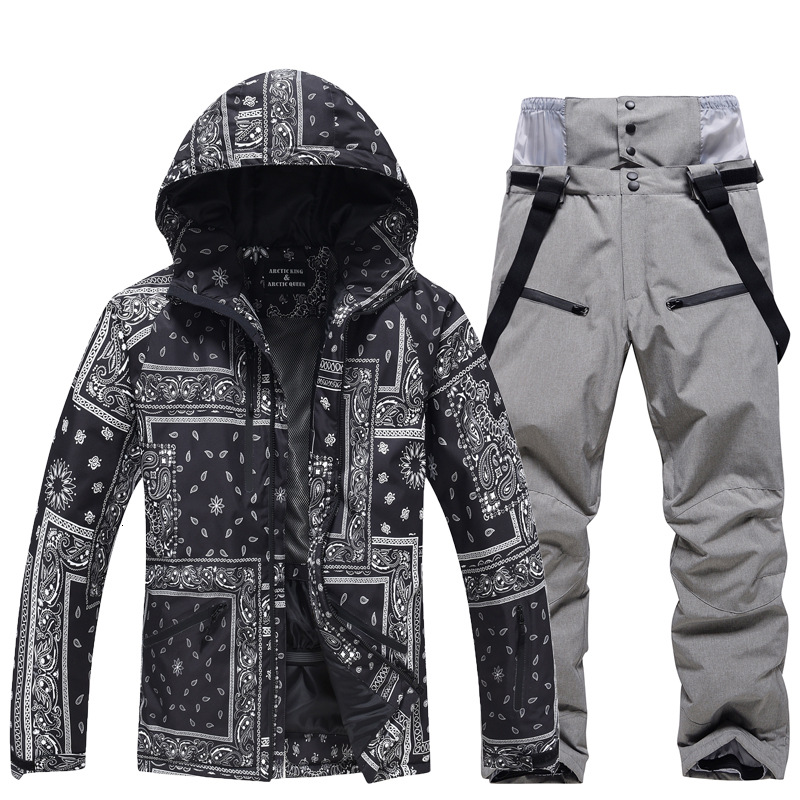 Men's Women's, Sets, Waterproof, Snow Costume, Ski Jacket And Pant Set, Outdoor Clothing, Snowboarding Suit Sets