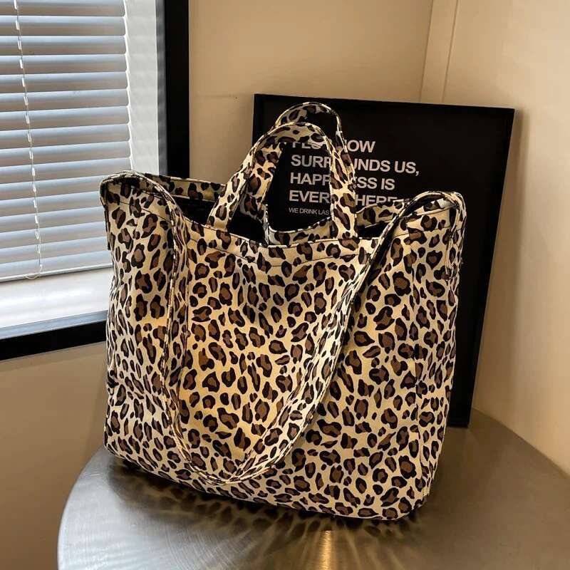 Designer Bag Large Capacity Leopard Print Shoulder Bags Zipper High Quality Bags For Women 2024 Casual Fashion Classic Tote Hot Sale