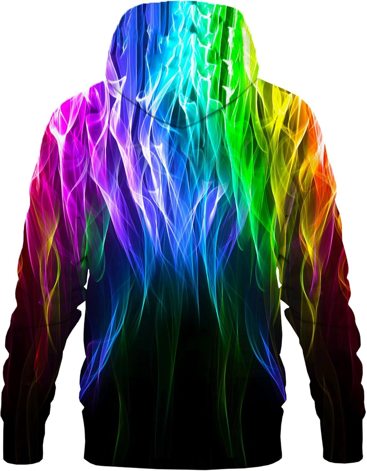 Hoodie for Mens Womens Unisex Novelty 3D Printed Hoodies Long Sleeve Sweatshirts for Men Women with Big Pockets Graphic Cool Color