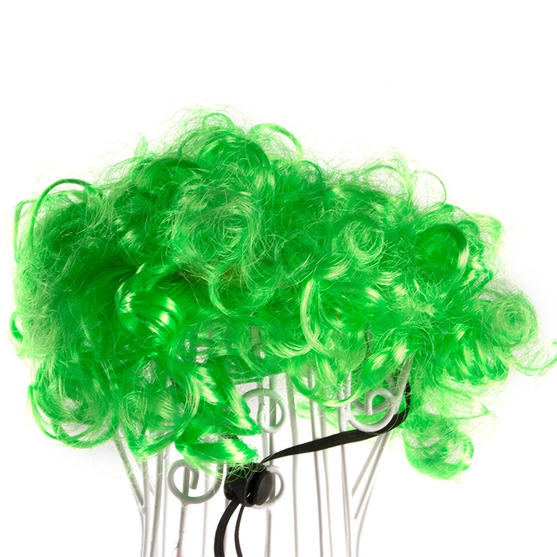Dog wig funny pet hair accessories cat bangs headgear trimmable pet costume cosplay decoration colorful multi style grooming brown red 10 45md