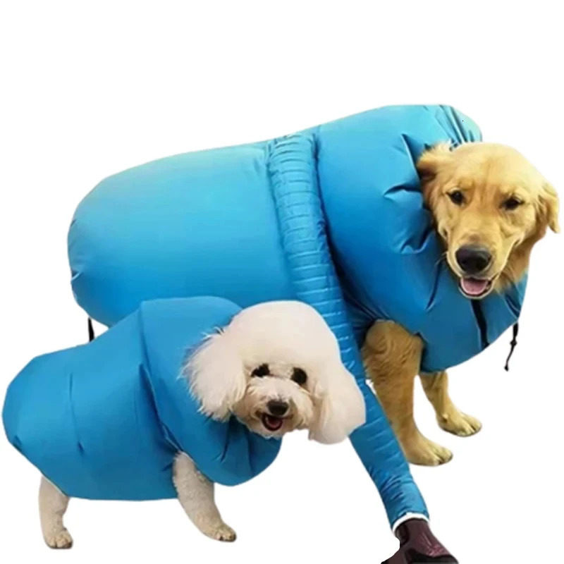 Pet Dogs Drying Bags Dryer Hair Blow Fast Portable Foldable Grooming Bag Household Pet Hair Bag Efficient Dry Tool Kit 241105