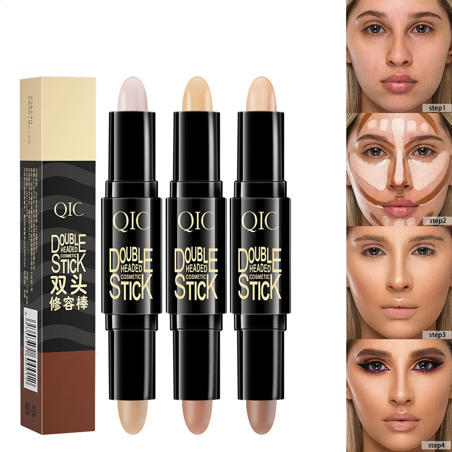High Quality Professional Makeup Base Foundation Cream for Face Concealer Contouring for Face Bronzer Beauty Womens Cosmetics 241105