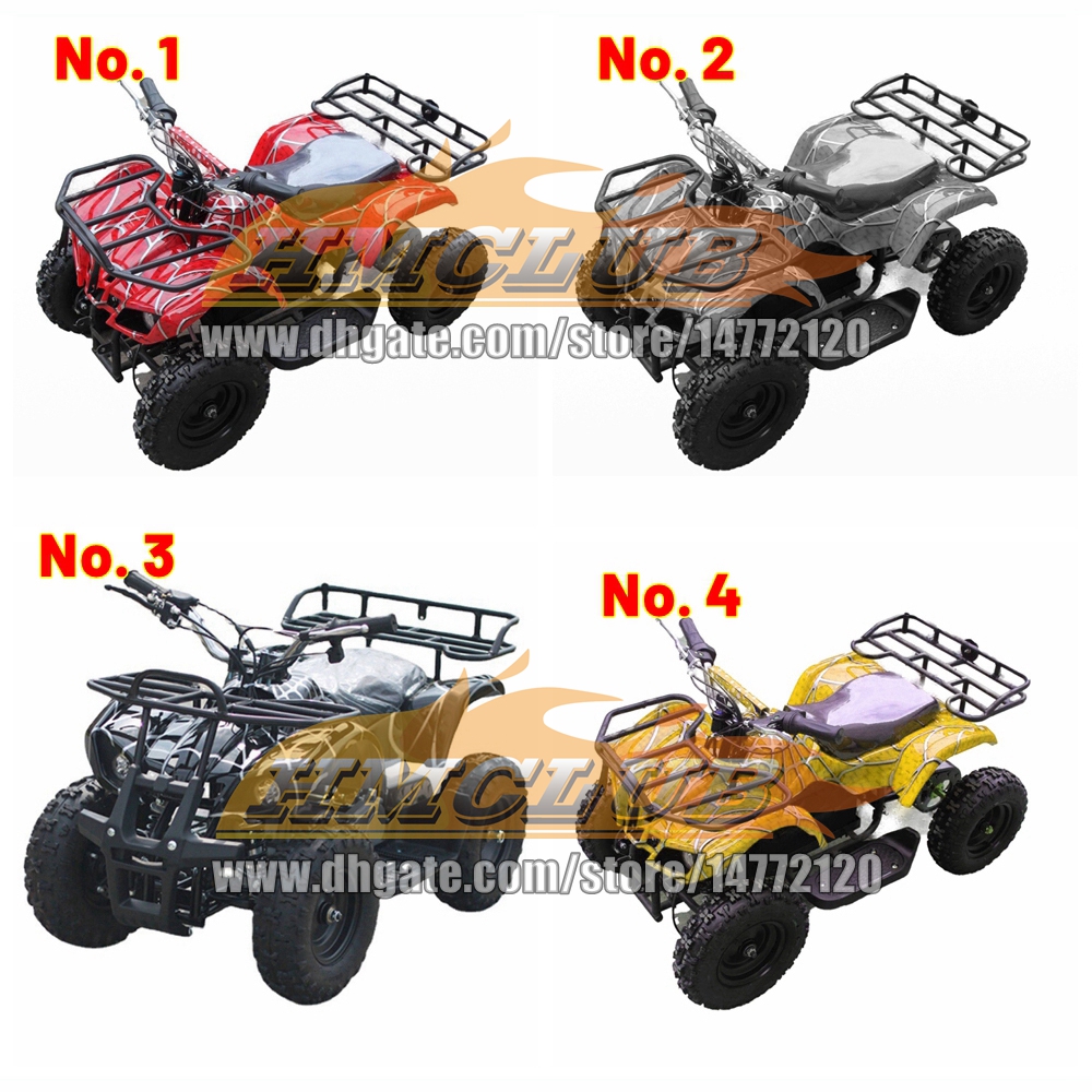 Kids Adult ATV UTV MOTO All-terrain Motorcycle Four Wheels ATV OFF-road 49CC 50CC 2-Stroke Engine Gasoline Racing MOTO For New Year Birthday Holiday G