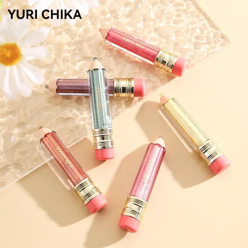 Amusing Pencil Shaped Lipstick Moisturizing Shimmer Lipgloss Sexy Lip Makeup Glitter Lipgloss Long Lasting Liquid Lipstick 241105