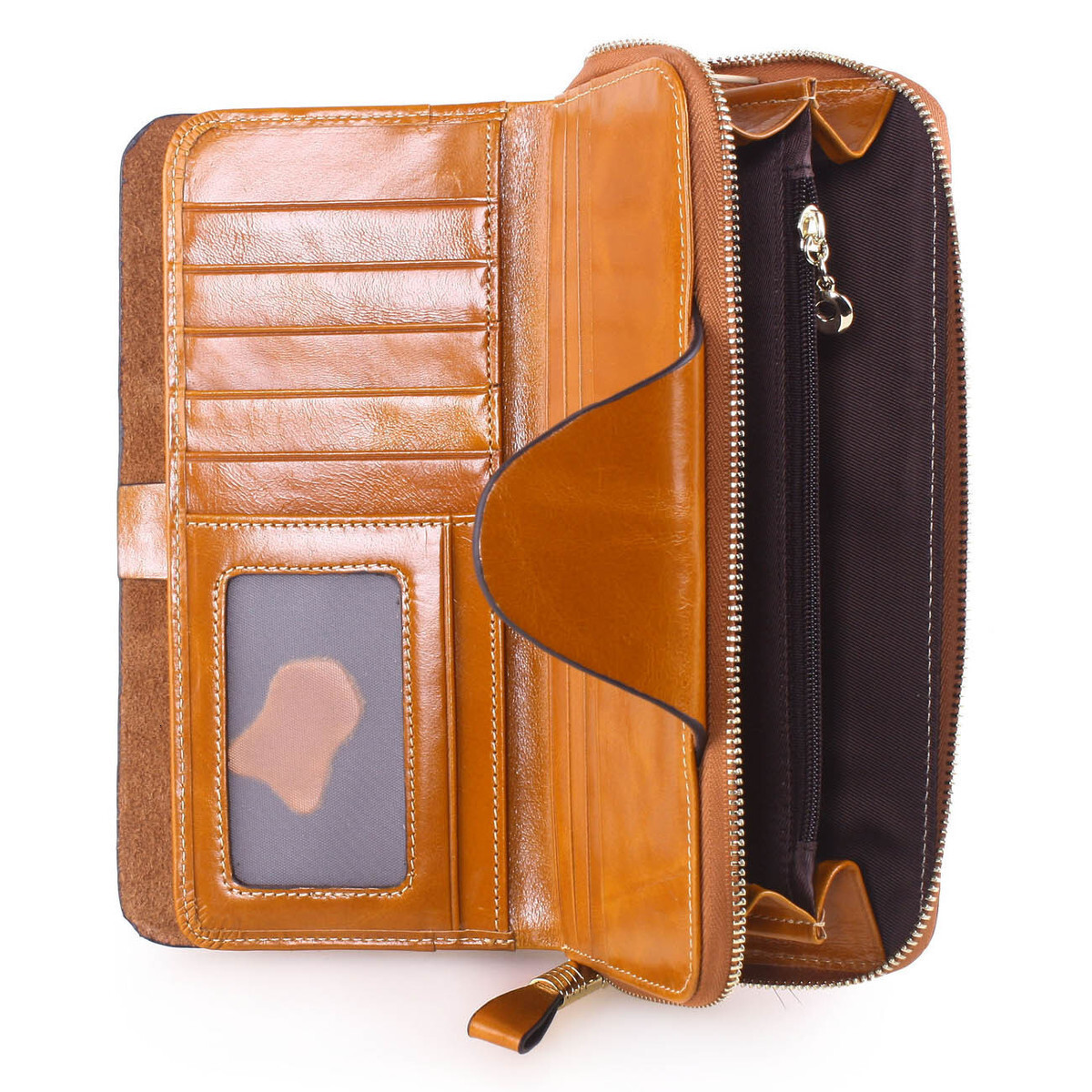 New Fashion Designer Wallet Leather Long Wallet Phone Pocket Card Bag