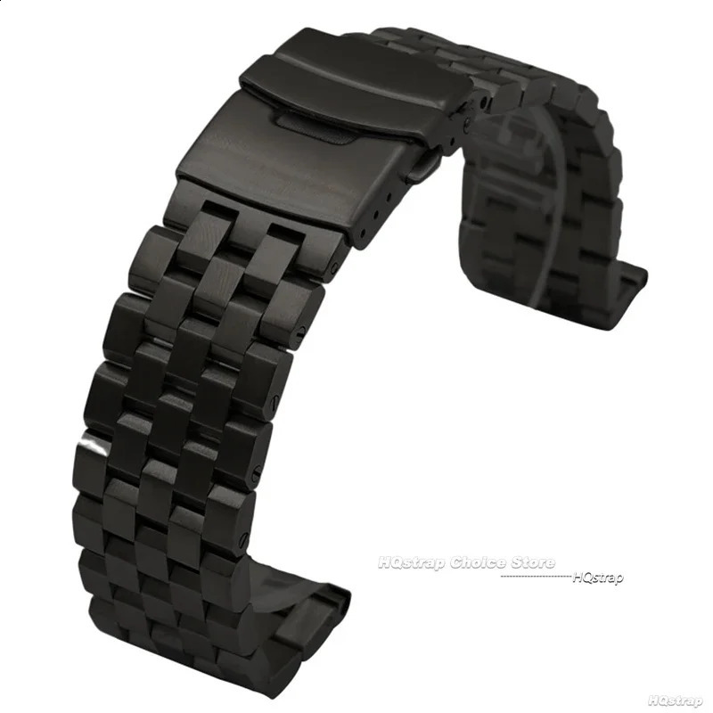 Full Solid Stainless Steel Strap 18mm 20mm 22mm 24mm 26 High Quality Watch Band Flat Interface Wristband with Tool Accessories 241105