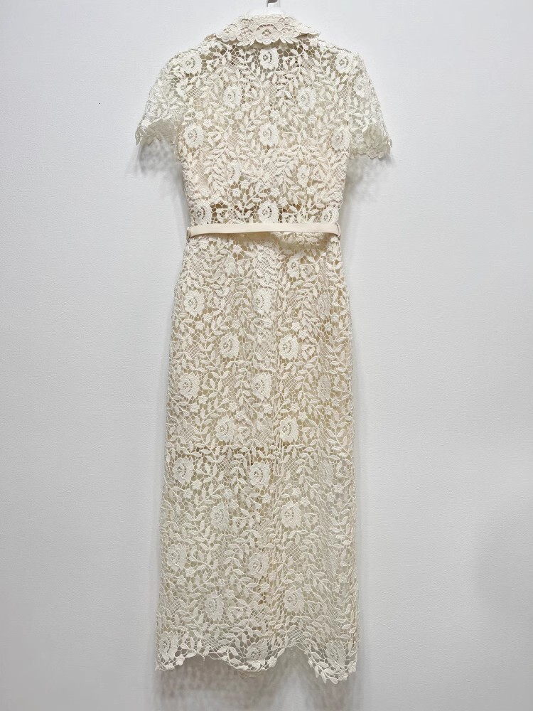 JAMERARY Quality Summer Pearls Dias Beaded Buttons Water Salute Wer Embroidery Lace Evening Prom Dress Women Holiday Robe