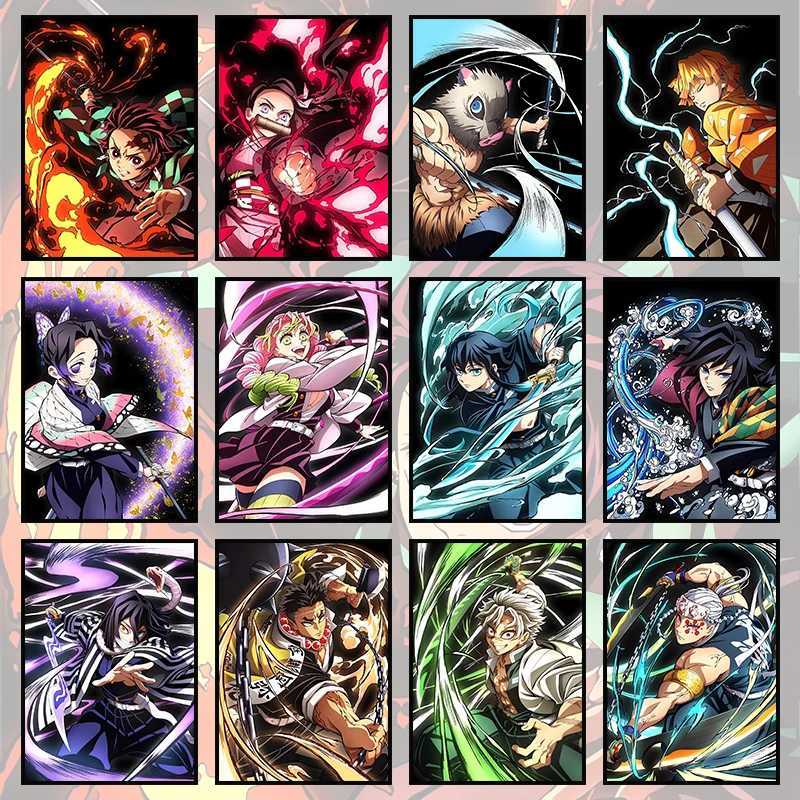 Japanese Anime Demon ayer Wall Art Poster Nezuko And Tanjiro Home Decor Prints Living Room Bedroom Canvas Painting ral GiftsXJ241104