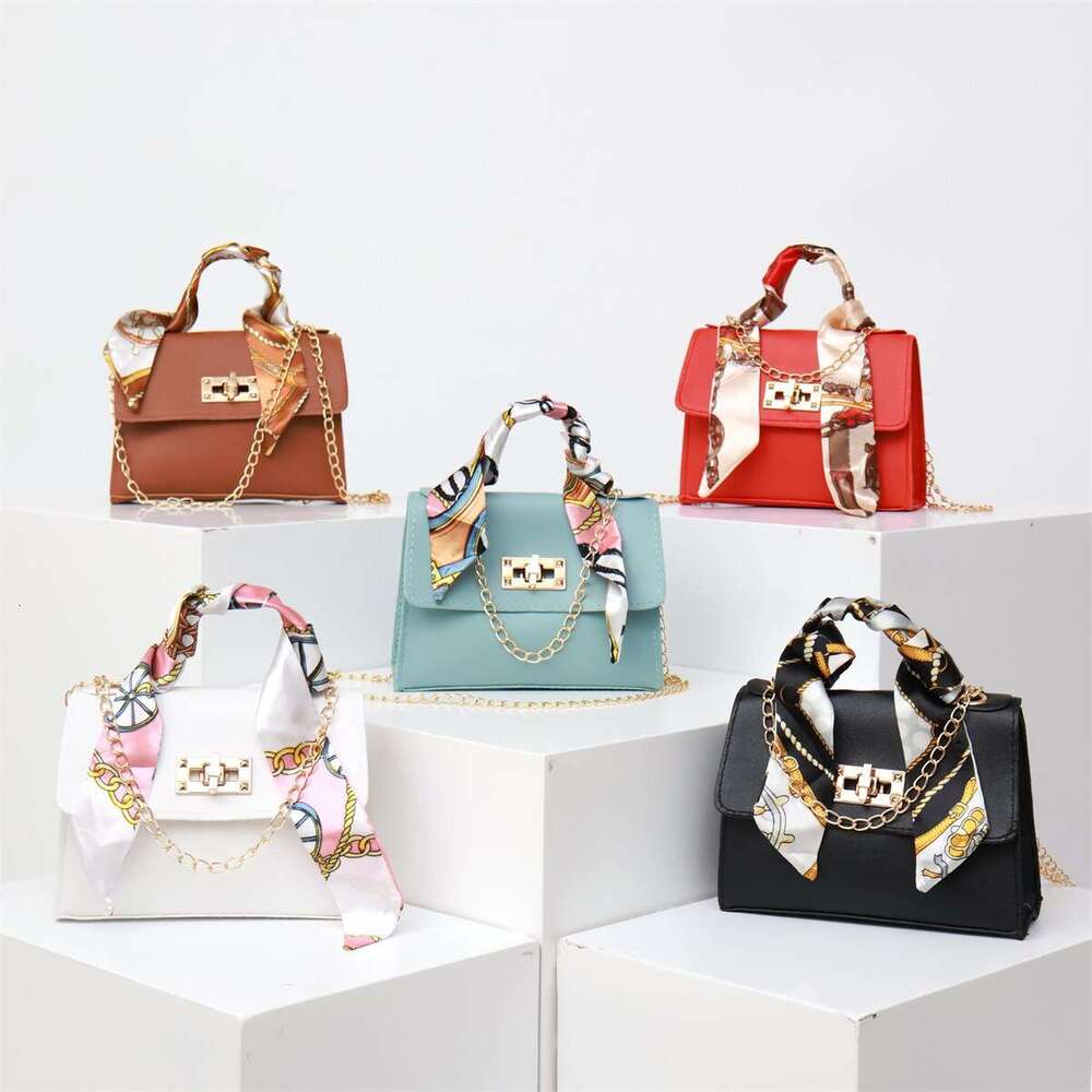 Designer Bag Women Fashion Simplicity Solid Color Handbag Niche Design Silk Scarf Mini Chain Single Shoulder Crossbody Bag Bandolera handbag
