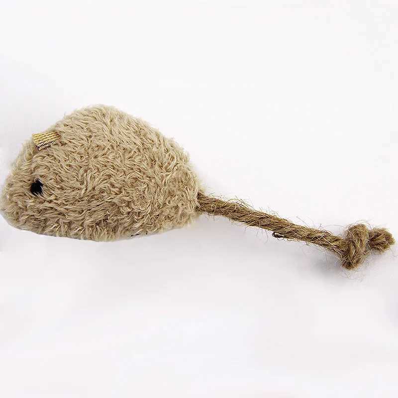 3 new plush simulation mouse cat toys bite resistant plush mouse cat scratch interactive mouse toys cat paw toys Y250412