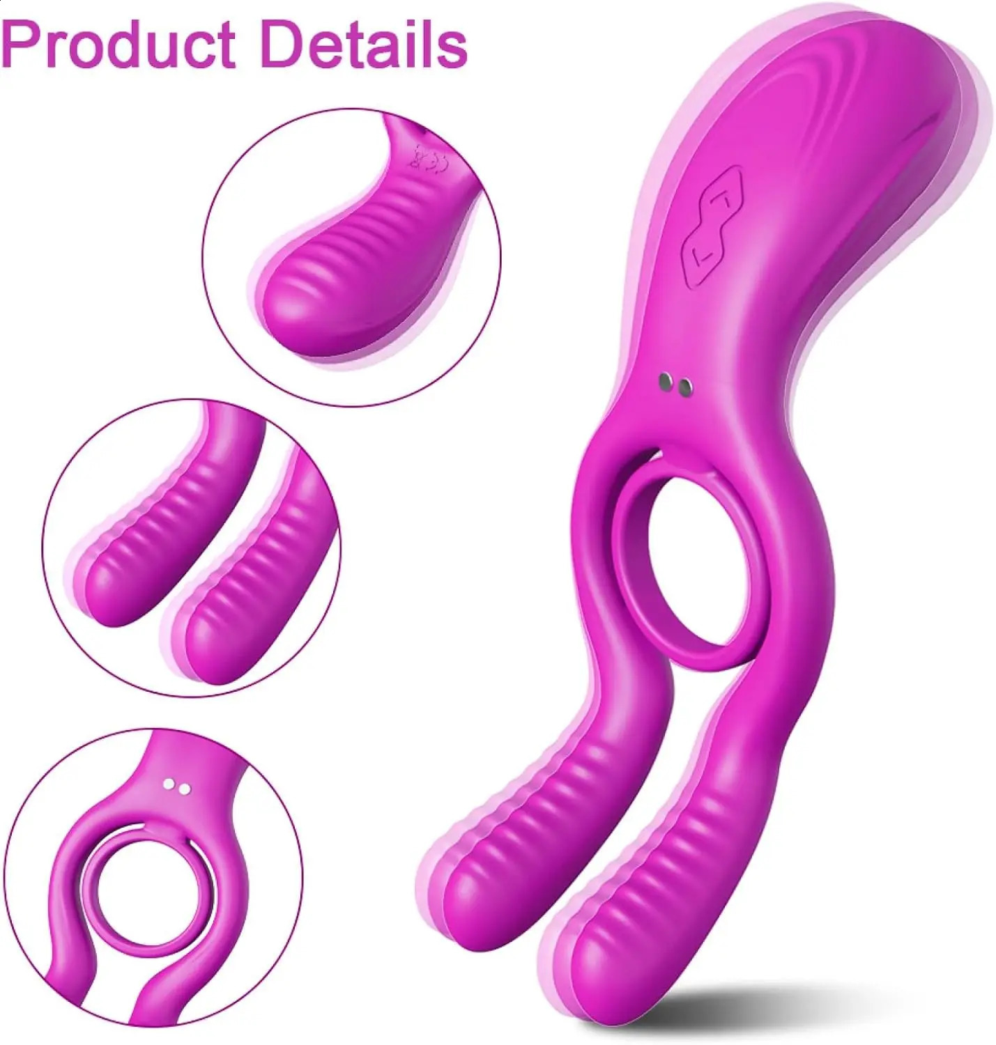 Vibrating Cock Ring Remote Control Penis Vibrator for Clitoral Stimulation Couple Vibrators Adult Sex Toys 241105