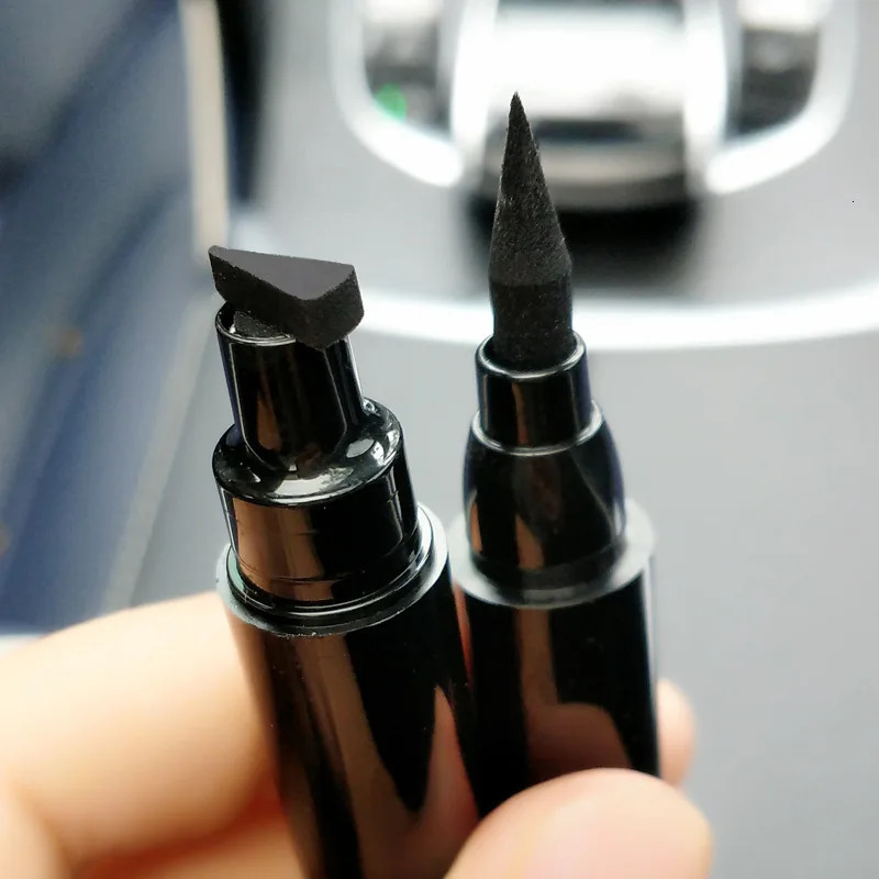 Liquid Eyeliner Stamp Marker Pen Waterproof Long Lasting Double-ended Cosmetic Makeup Eye Liner 241104