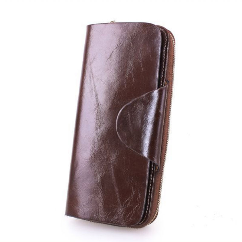 New Fashion Designer Wallet Leather Long Wallet Phone Pocket Card Bag