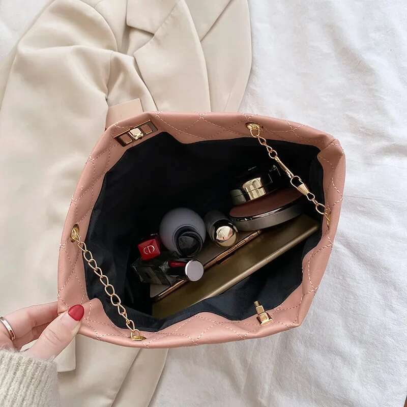 Designer Bag Tote Bags For Women PU Leather Diamond Lattice Handbag Personality Large Capacity Underarm Shoulder Bag Designer Bag Handbags