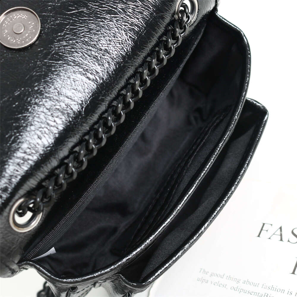 Designer Bag Niki Chain Shoulder High Quality First Layer Cowhide Bags Female 2024 Women's Fashion Cowhide Genuine Luxury Brand Designer Bags