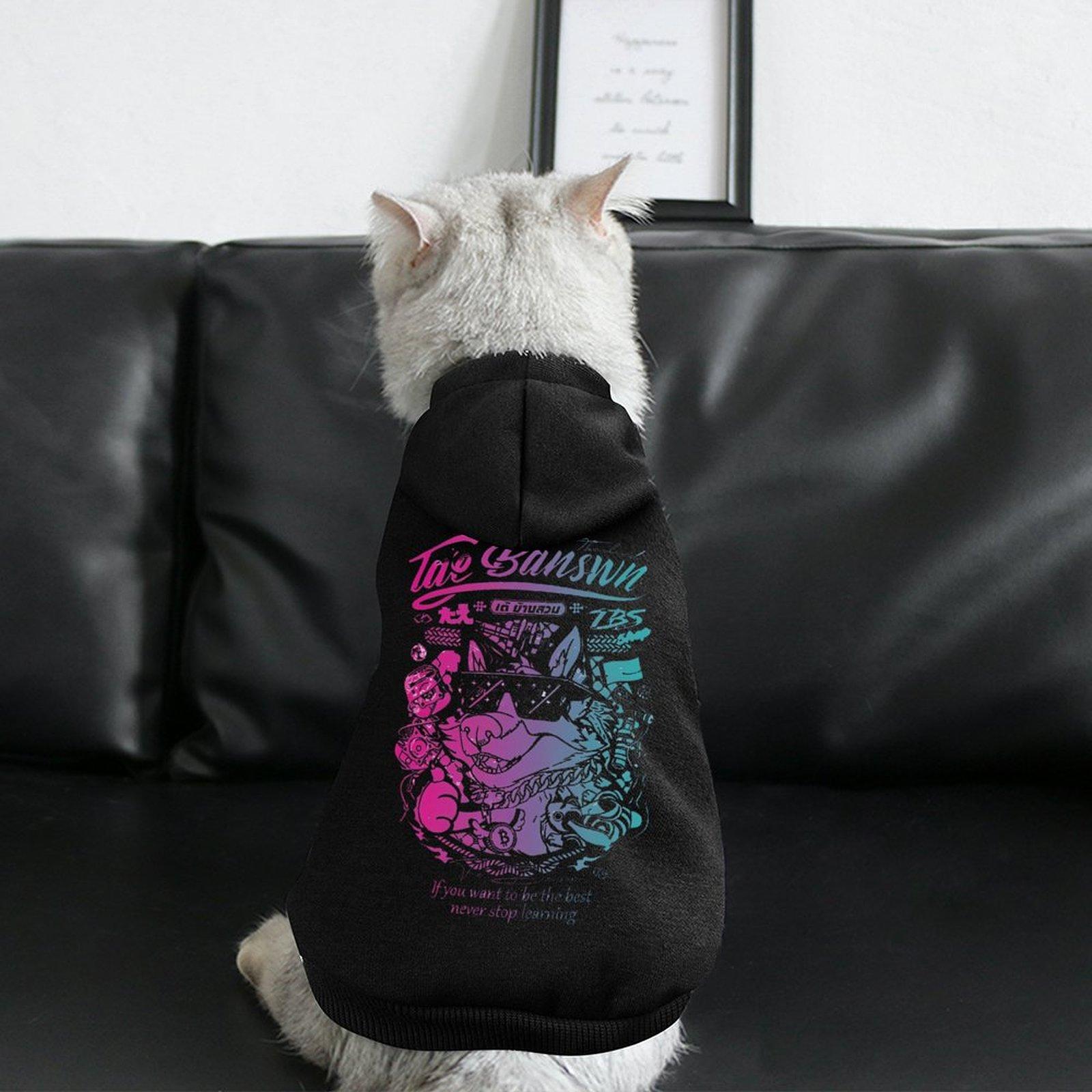 2024 Autumn Winter Hoodie For Dog Hooded Long Sleeve Everyday Wear Cat Hoodie Customized Oversized Print Anti-linting Free Shipping Hoody