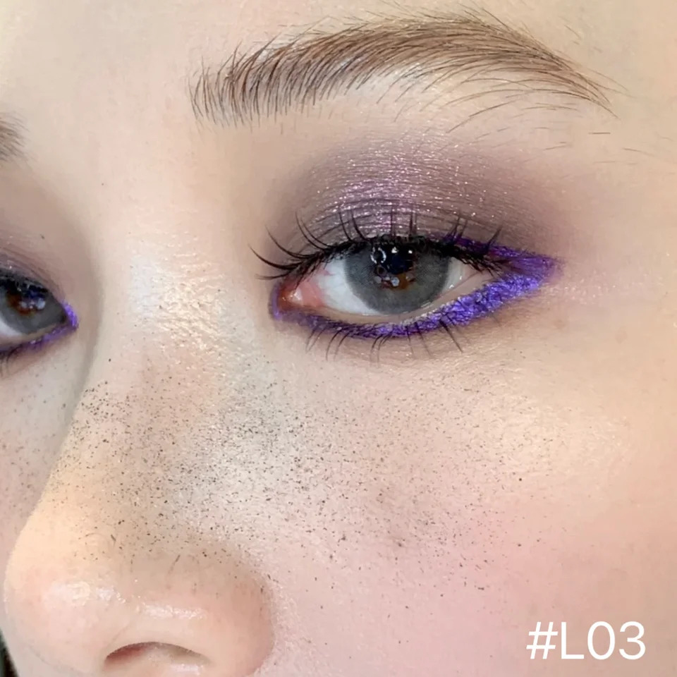 Kaleidos Eyeliner Mirror Lingguang Glue Pen Waterproof And Non-smudge Chameleon Eyeliner 241104