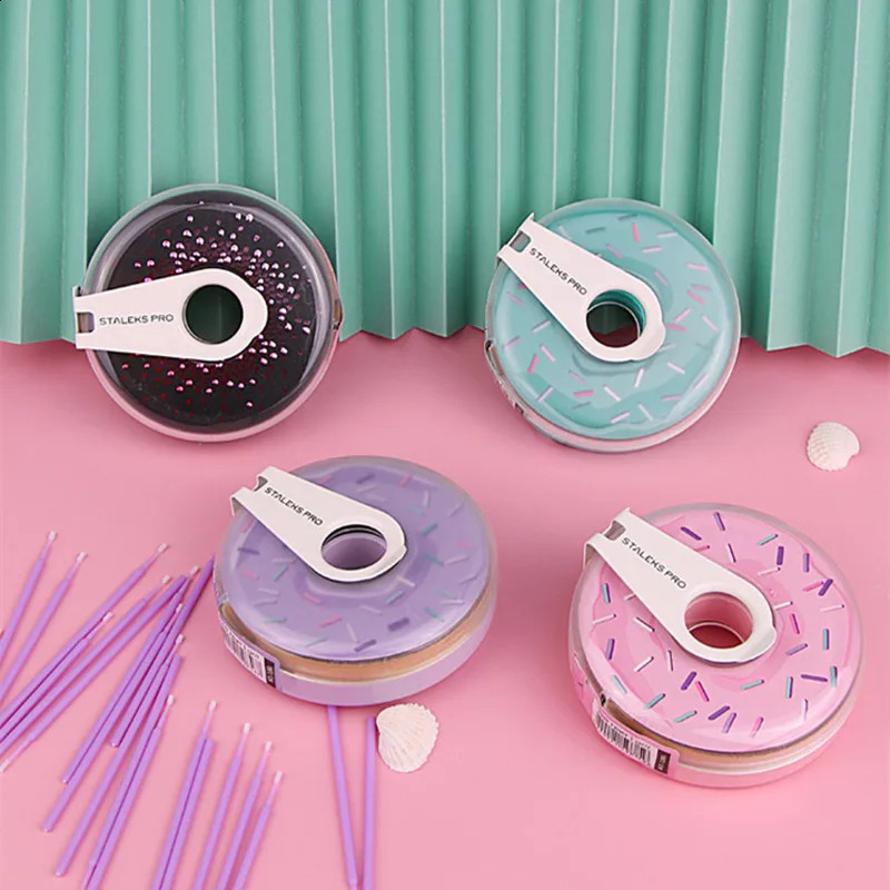 1pc STALEKS Disposable Donuts Frosted Nail Strips Manicure Polishing Strip Nail Art Rubbing Strip Manicure Tool with Saw Cut 241105