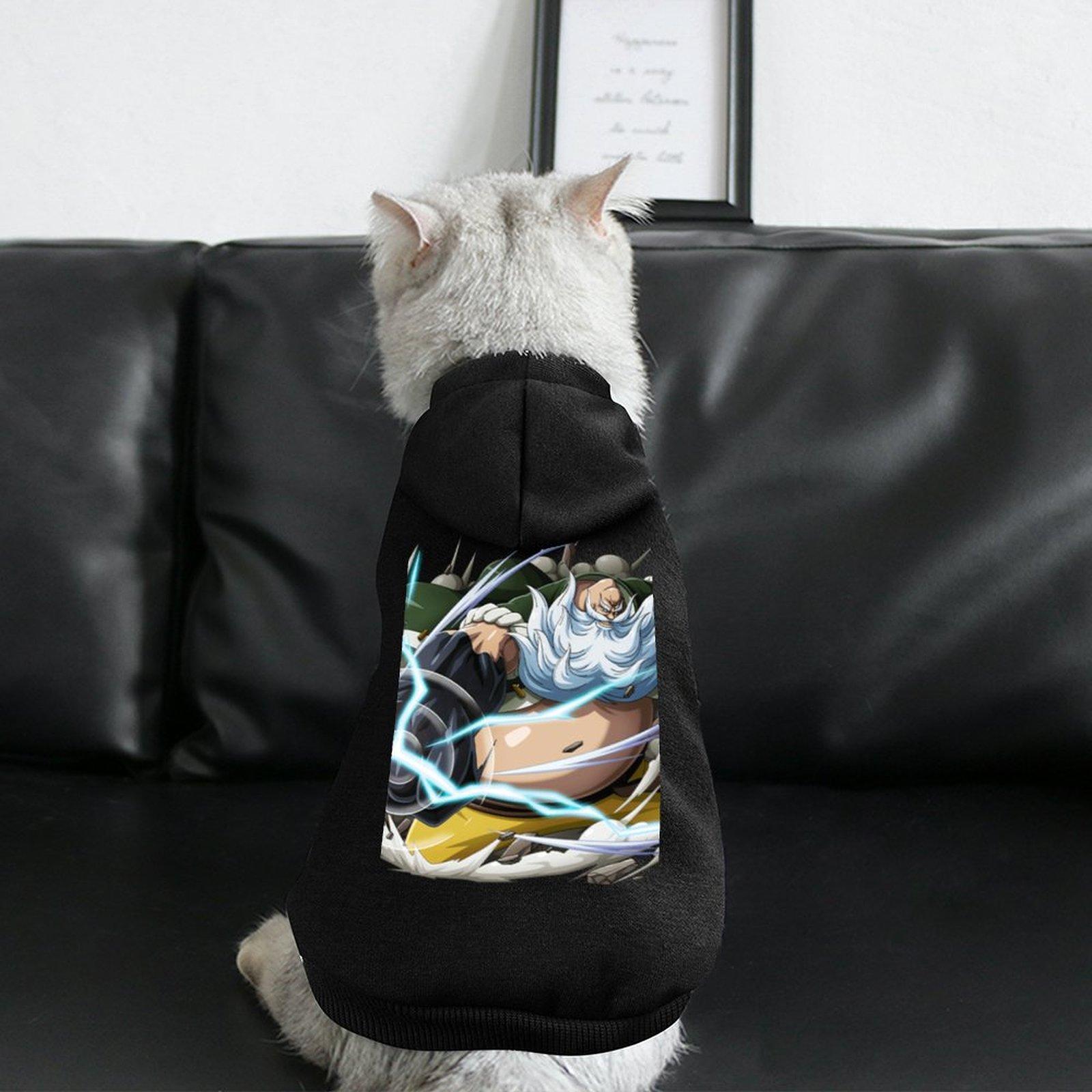 Classic Casual Dog Hoodies Pet Sleeve Streetwear Pet Hoodie Black Oversized Fine Fabrics Cool Design Top Hoodie