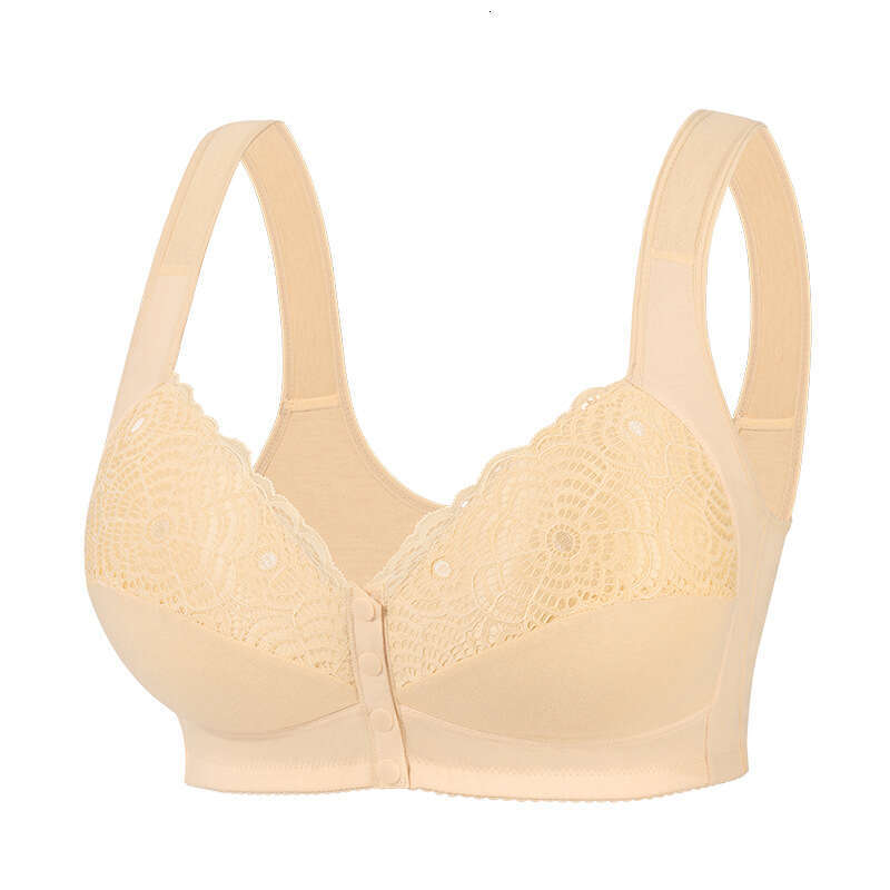 shanshi bra set A-G Cup 36-52 Oversized Bra Size No Steel Hoop Tank Top Creative Lace Front Button Underwear