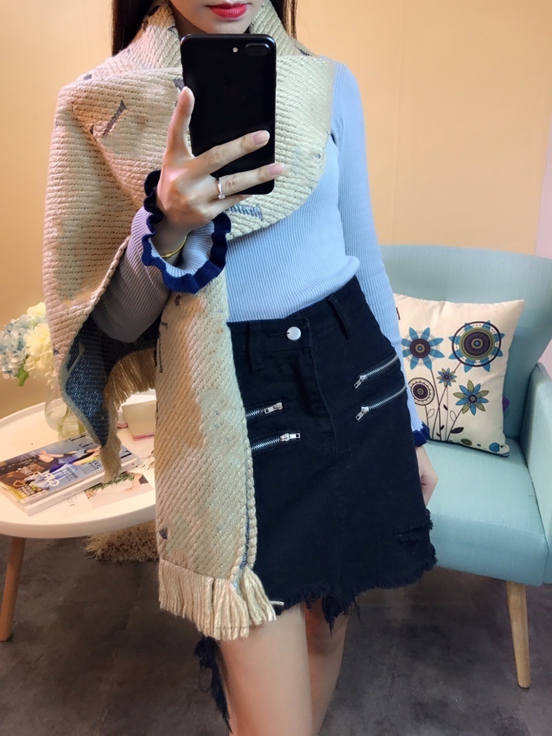 24 Scarves cashmere scarf designer scarf for women luxury men scarf fashion ladies shawl letter unisex classic wrap multiple styles Winter Warmth Christmas