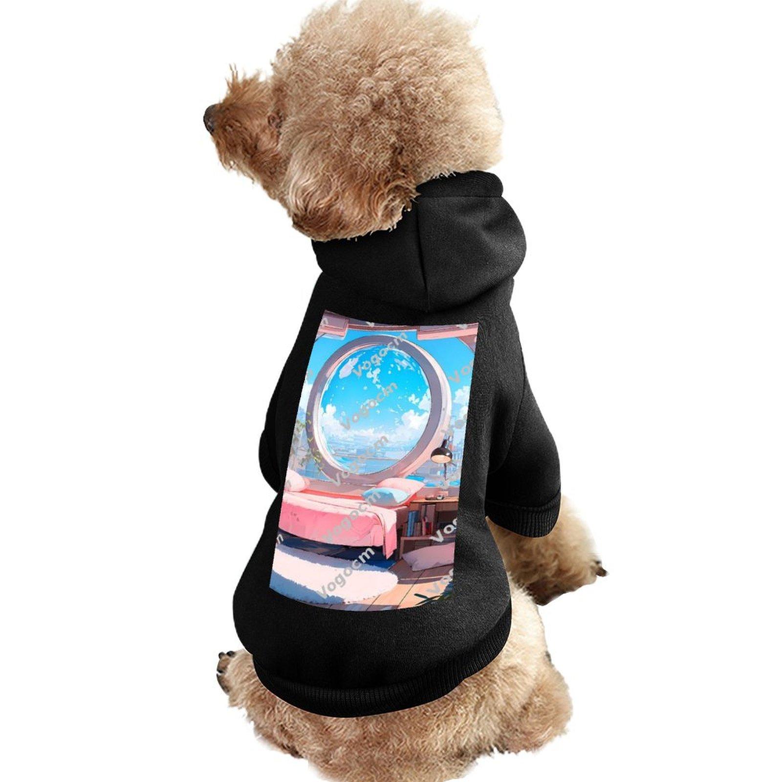 Factory Direct Pet Hooded Sweatshirt Breathable Long Sleeve Athletics Pets Hoodie Asian Size Micro Elastic Fabrics High Quality Clothings