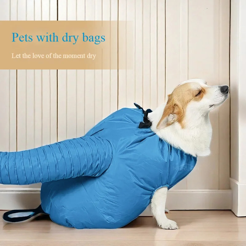 Pet dog drying Bag Hair Dryer Blow Dryer Quick Portable Foldable Grooming bag Home Pet Hair bag Efficient drying kit 241105