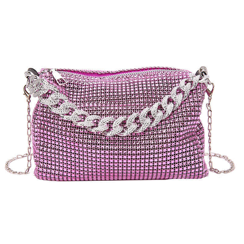 Designer Bag 2024 New Bags Popular Korean Version Handbags Fashion Trend Bright Diamond Messenger Niche handbag