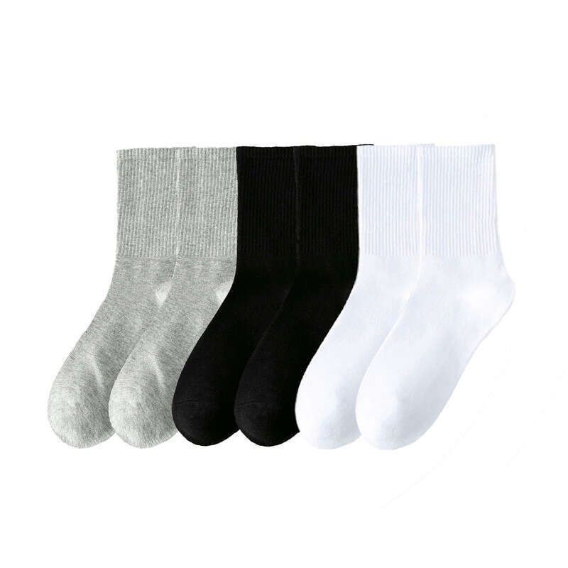 shanshi men socks High tube solid men's and women's macaron color long street fashion ins style sports cotton socks skateboard socks