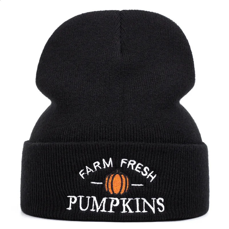 y Beanie Embroidery Beanies Kpop Cotton Winter Warm Ski Mask Hat Outdoor Leisure Bonnets for Women Men Cap Knitted 241105