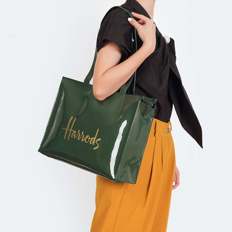 Designer Bag New Fashion Style Jelly Handbag For Women Eco Friendly Flower Tote Shopping Bag Reusable Waterproof PVC Shoulder Shopper Bag