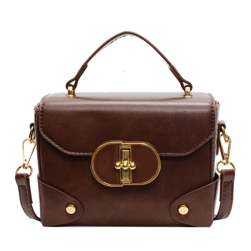 2024 new women's bag popular niche design, light luxury, fragrance style, small square bag, high-end and versatile one shoulder handbag