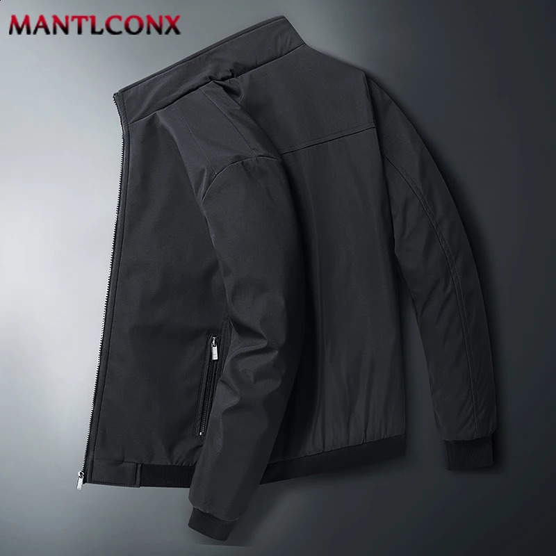 MANTLCONX est 8XL Mens Winter Jackets Thick Stand Collar Mens Coats Casual Warm Fleece Cotton Mens Jacket Winter Outwear 241105