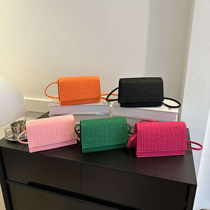 Designer Bag 2024 Fashion Women Bags Designer Luxury Square Felt Crossbody Bags Female Totes Shoulder Handbags For Women Messenger Bag