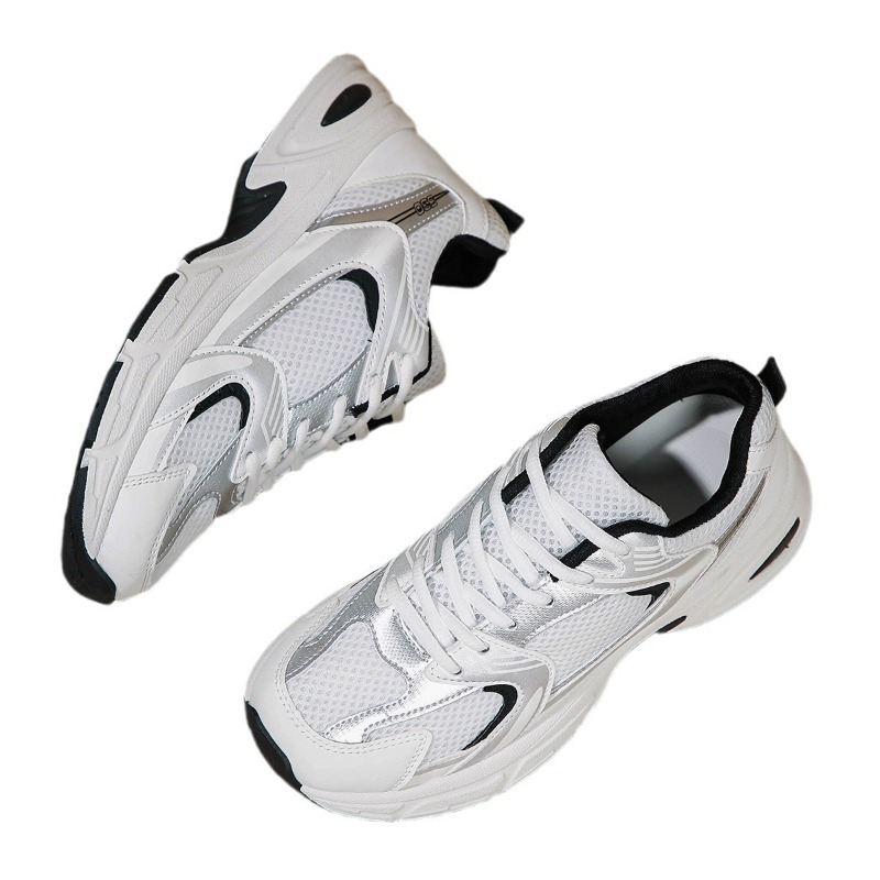 Women's Breathable Color-Blocked Dad Sneakers: Mesh Sports Shoes for Spring/Summer dh2665016