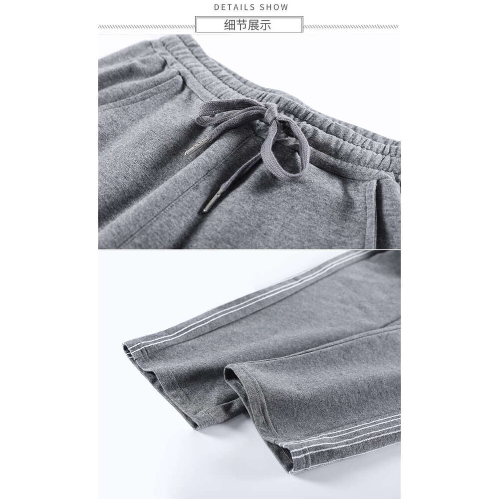 shanshi three stripes pants Spring and Autumn Fashion Side Striped Casual Sports Women's Loose High Street Trendy Brand Straight Tube Three Row B
