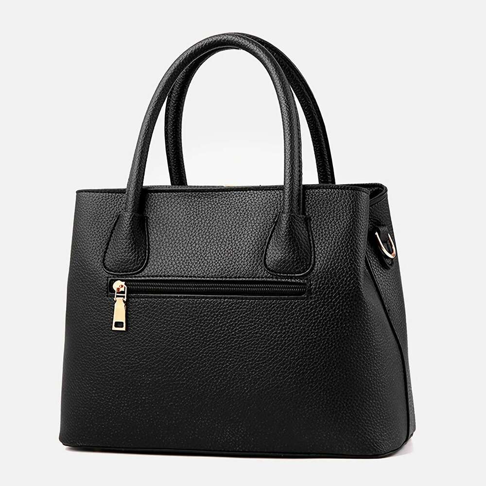 2025 new European and American foreign trade women lychee pattern fashion handbag shoulder oblique span bag