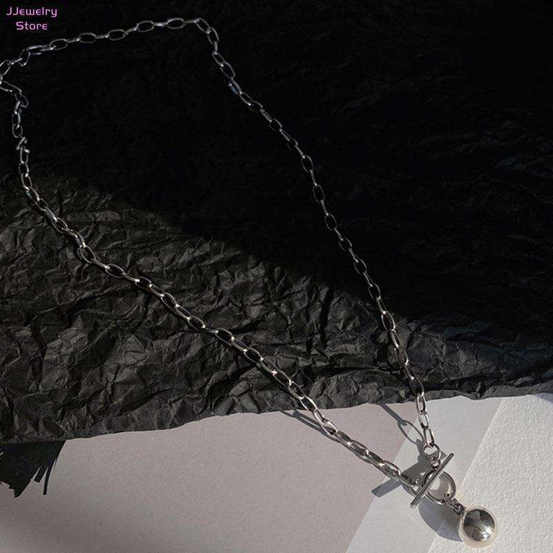 Cuban New Fashion Toggle Clasp Stainless Steel Chain Necklace For Women Jewelry Gift