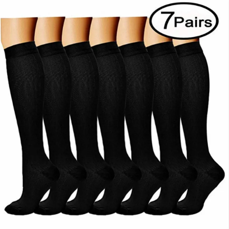 Female 4/5/6/7/8 pairs 15-20 mm compression socks are the choice for graduate athletics and running flight travel 241104