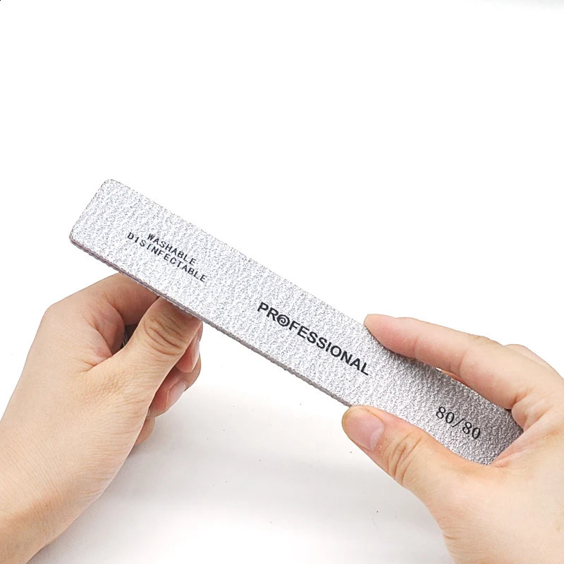 2550PCS Professional Nail Files Buffer For Nail Sandpaper 80100180 Grit Double-sided Acrylic Lot For Nails Tools Size 7*1.1in 241105