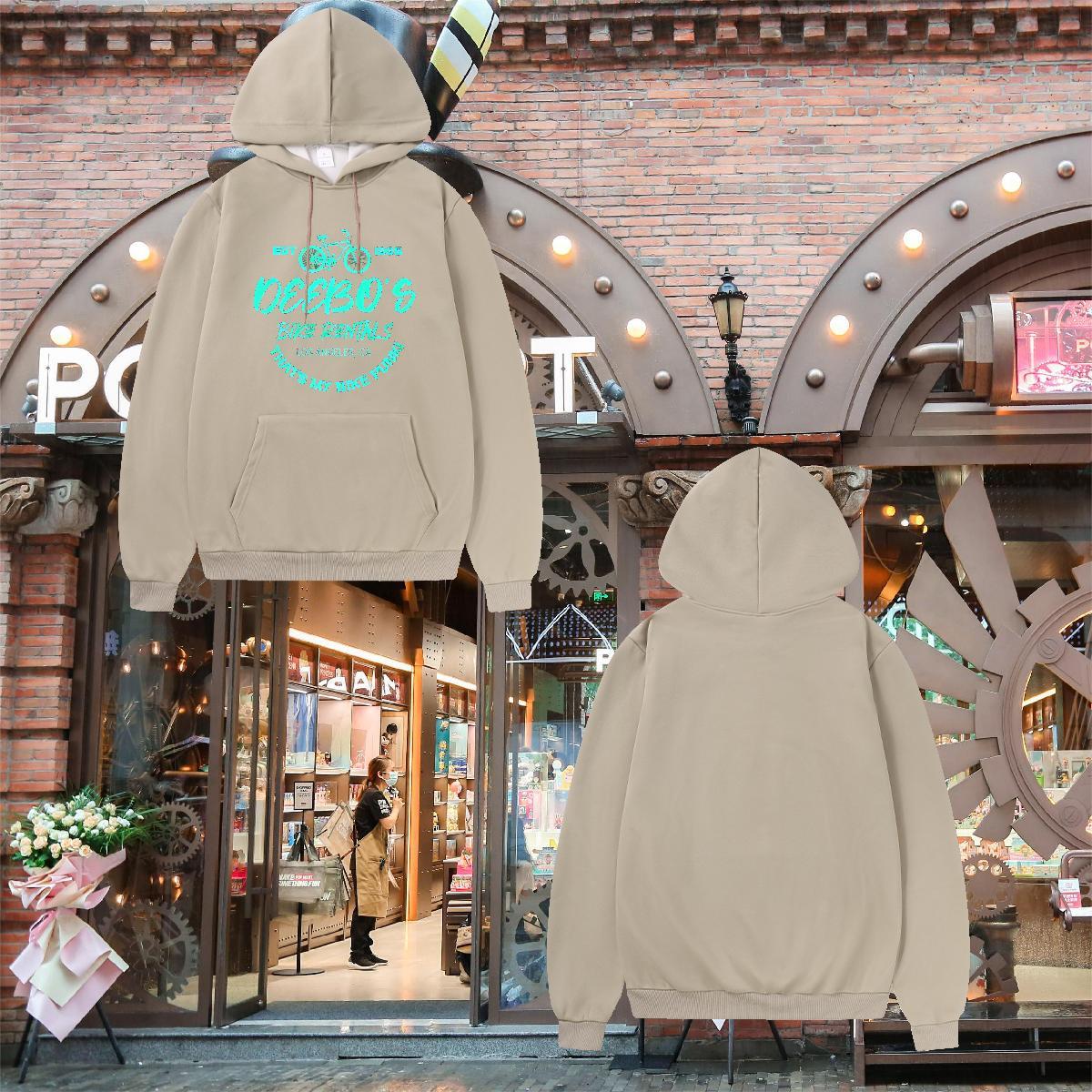 2024 Designer Unisex Sweatshirts Breathable Drawstring Soft Men's Hooded Sweatshirt Plus Size Cartoon Tops Autumn Winter Casual Thick Fleece