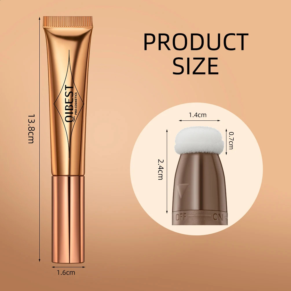 QI Face Liquid Contour With Cushion Applicator Natural Cream Moisturizing Multi-use Stick Contour Liquid Bronzer Makeup 241105