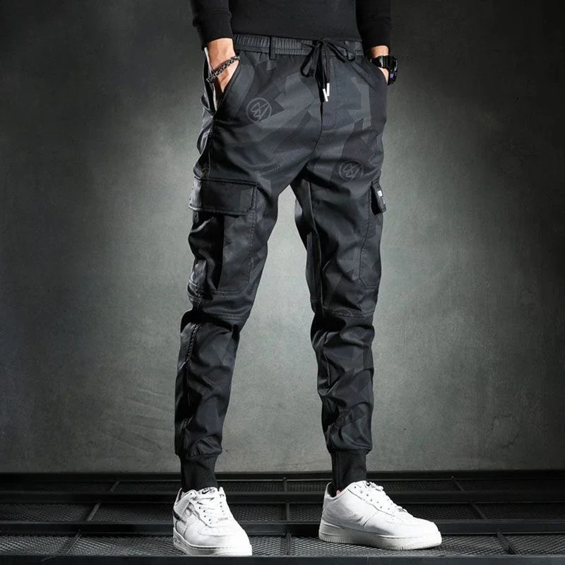 Big Size Male Trousers Baggy Mens Cargo Pants Spring Summer High Quality Regular Fit ner est Long Korean Style Slacks 241105