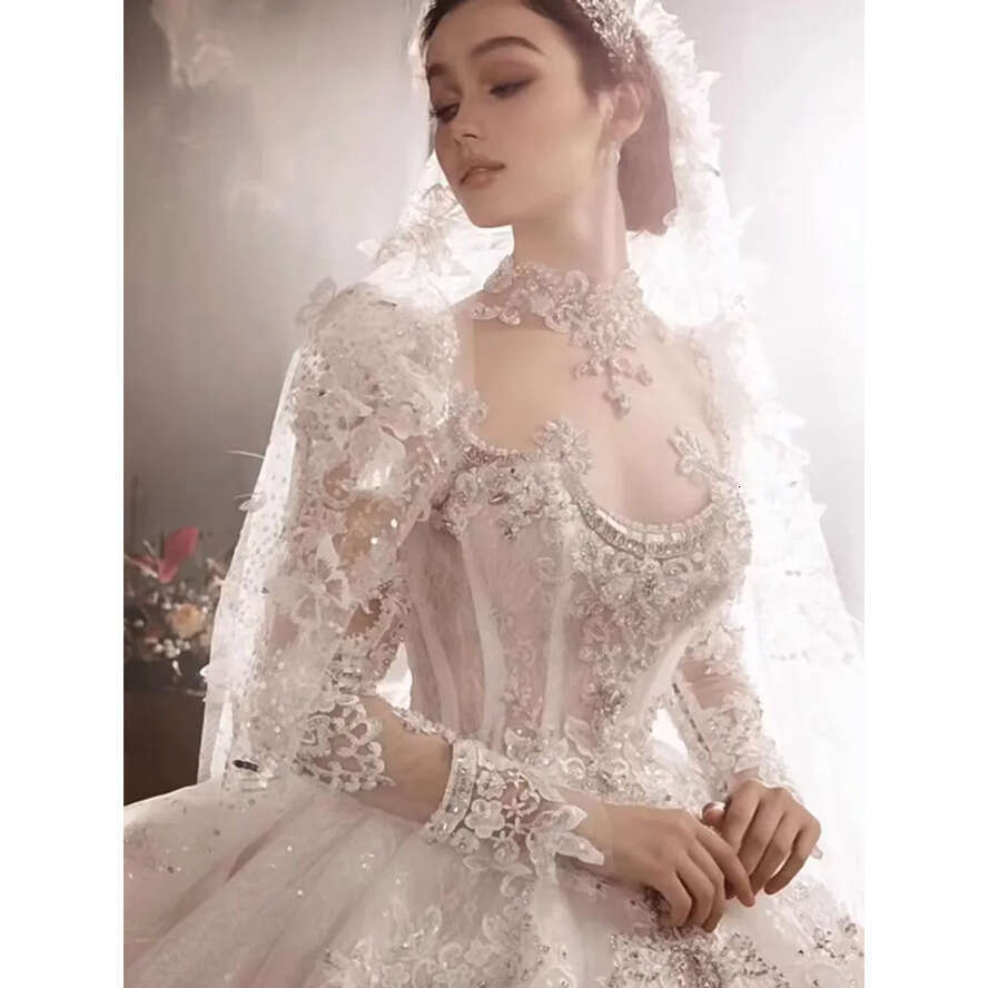 Sleeves Long Modern Wedding Dresses Summer Bohemian A E Appliques Robe De Mariee With Court Plus Size Sweep Train Lace Up Bridal Party Gowns Ppliques 