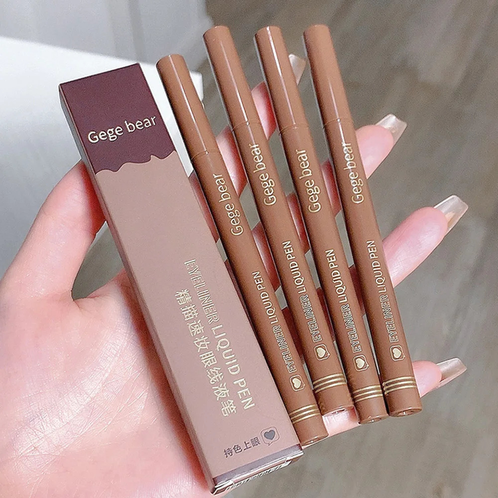 Gege Bear Liquid Eyeliner Pen Waterproof Smudge-proof Fast and Precise Makeup Quick and Smooth Drying 241104